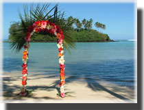 Floral archway