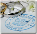 Registry stamp with rings